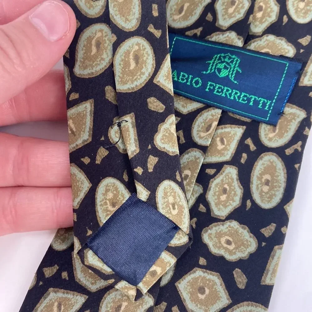 Fabio Ferretti patterned tie